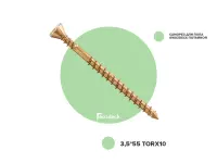 Саморез для пола Гвозdeck Torx10 потайной 3,5х55, 200 шт