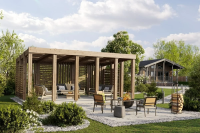 Беседка-пергола 30 клееный брус