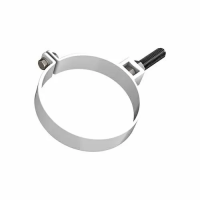 Хомут трубы универсальный ТЕХНОНИКОЛЬ 125/82, L=180 мм, белый