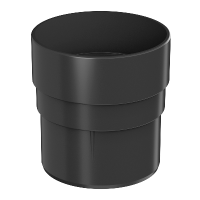 Муфта трубы ТЕХНОНИКОЛЬ Оптима 120/80, черный