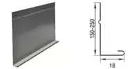 L-профиль Aquasystem 150 мм ST PE RR 20