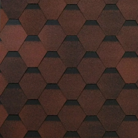 Гибкая черепица Оптима Соната красный White pack