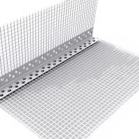 Угол ПВХ с сеткой 100х150 мм для фасадных работ, длина 2,5 м