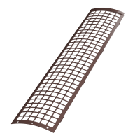 Решетка желоба защитная ТЕХНОНИКОЛЬ 125/82, 0,6 м, темно-коричневый
