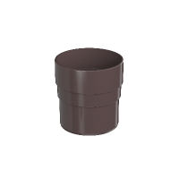 Муфта трубы ТЕХНОНИКОЛЬ Оптима 120/80, темно-коричневый