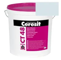 Краска силиконовая фасадная Ceresit CT 48 15 л Alaska 1