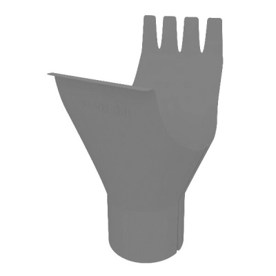 Воронка желоба Grand Line 125/90, RAL 7024