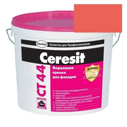 Краска акриловая фасадная Ceresit CT 44 15 л Indiana 6