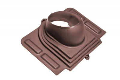 Проходной элемент для металлочерепицы Vilpe Pelti, D=110-160 мм, RR 887, шоколадный