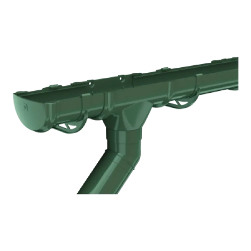 ТН ОПТИМА колено трубы 135°, зеленый, шт