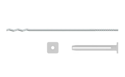 Гибкая связь Termoclip 2MT Е, 4x375 мм, 250 шт