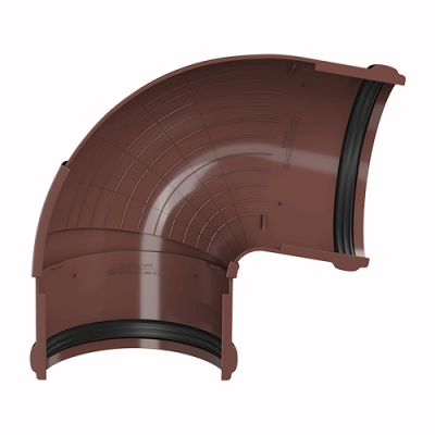 Угол желоба регулируемый ТЕХНОНИКОЛЬ 125/82, 90°-150°, темно-коричневый