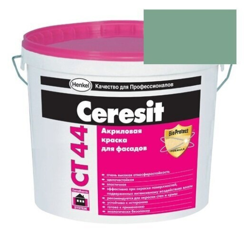 Краска акриловая фасадная Ceresit CT 44 15 л Montana 6