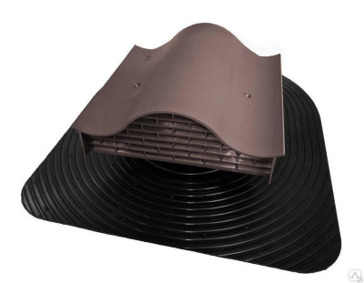 Кровельный вентиль Vilpe huopa/helmi-KTV, шоколадный