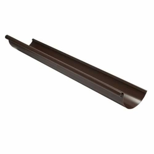 Желоб водосточный Металл Профиль Foramina D=125х3000 круглого сечения Solano PL-double RAL 8017