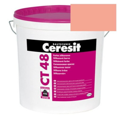 Краска силиконовая фасадная Ceresit CT 48 15 л Indiana 3
