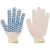 Перчатки вязаные FIT 12491 Волна, 4-х ниточные, ПВХ
