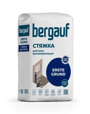 Смесь сухая напольная выравнивающая Bergauf Erste Grund 25 кг