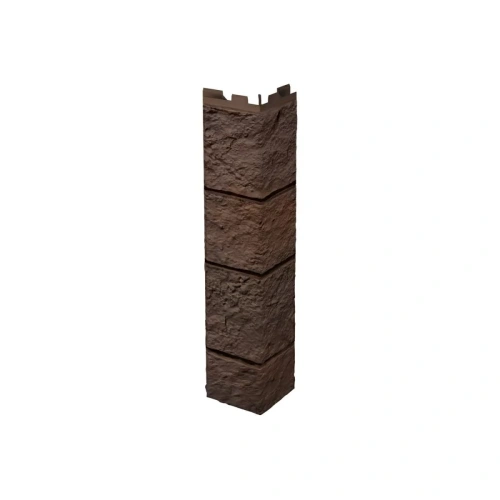 Угол наружный ТЕХНОНИКОЛЬ Песчаник Темно-коричневый