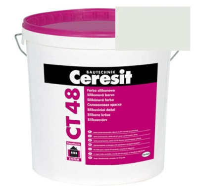 Краска силиконовая фасадная Ceresit CT 48 15 л Montana 1