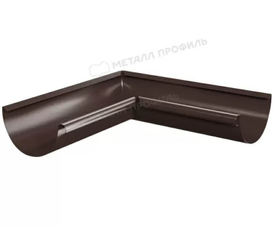 Угол желоба внутренний Металл Профиль Foramina 90 градусов D=125 PL-double RAL 7024
