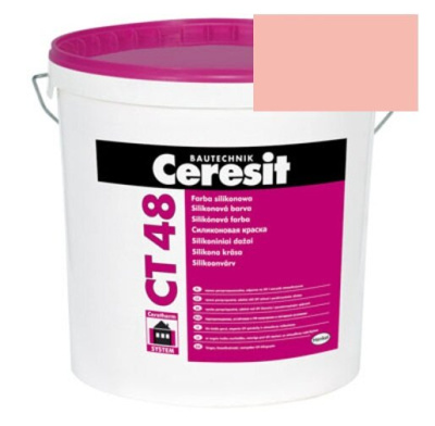 Краска силиконовая фасадная Ceresit CT 48 15 л Indiana 2