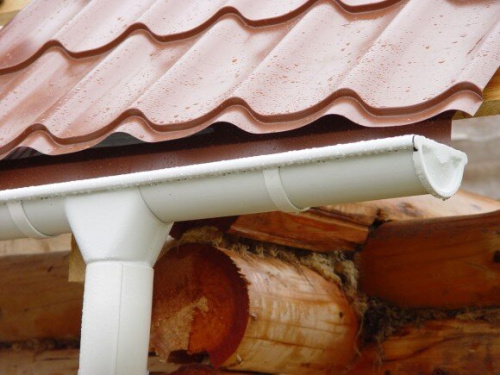 Заглушка жeлоба Grand Line 125/90, RAL 9003