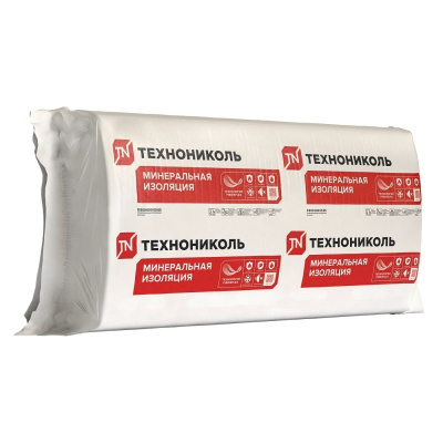 Плита минераловатная ТЕХНОНИКОЛЬ 33 PN Фасад ПРОФ, 1200x600x130 мм, 5,76 м2