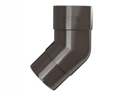 Колено трубы ТЕХНОНИКОЛЬ 125/82, 108°, темно-коричневый