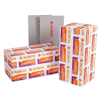 XPS Экструзионный пенополистирол 100 (XPS Изобокс) 1180x580x30-L