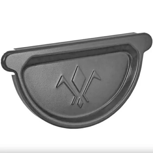 Заглушка желоба универсальная с резиновым уплотнителем Aquasystem 125/90, Pural Matt, RR 23