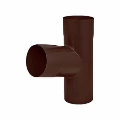 Тройник трубы Aquasystem 90/125 RAL 8017