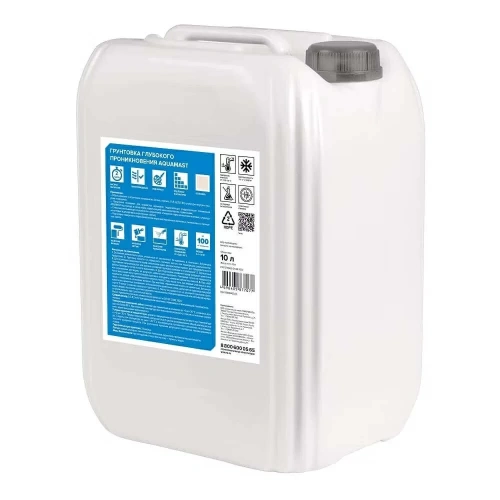 Грунтовка глубокого проникновения AQUAMAST, канистра 10 кг
