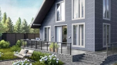 Фасадная панель ТЕХНОНИКОЛЬ ОПТИМА Кирпич серый