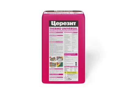 Клей для теплоизоляции Церезит Thermo Universal 25 кг