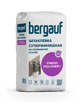Шпатлевка финишная на полимерной основе Bergauf Finish Polymer 5 кг