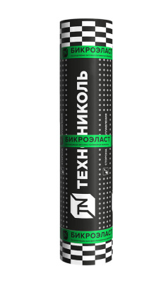 Материал кровельный Бикроэласт ЭПП-3, нижний слой, полиэфир, 15 м²