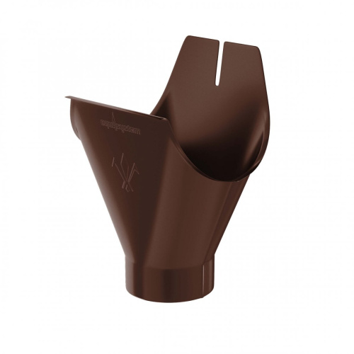 Воронка желоба Aquasystem Комфорт 125/90, PE-Double, RAL 8017