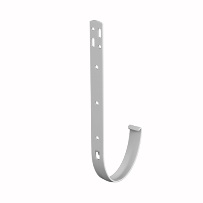 Кронштейн желоба металлический для ПВХ ТЕХНОНИКОЛЬ 125/82, белый