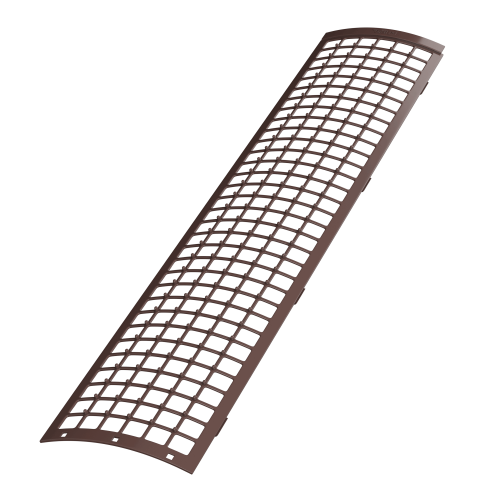 Решетка желоба защитная ТЕХНОНИКОЛЬ 125/82, 0,6 м, коричневый