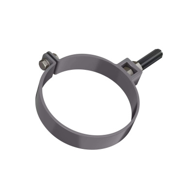 ТН хомут трубы универсальный L=140мм (D125/82), серый, шт.