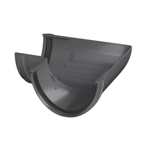 Угол желоба ТЕХНОНИКОЛЬ 125/82, 90°, серый