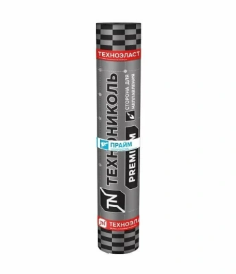 Материал кровельный Техноэласт Прайм ЭММ-3, нижний слой, полиэфир, 10 м²