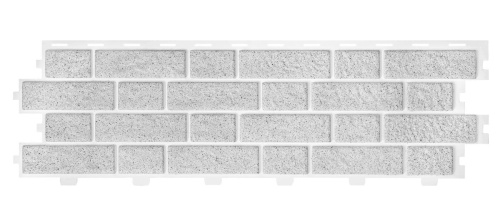 Фасадная панель ТЕХНОНИКОЛЬ Формлайт Кирпич, Серый