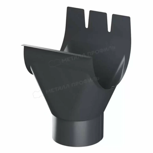 Воронка выпускная Металл Профиль Foramina D=150/100 PL-double RAL 7024