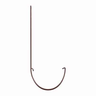 Кронштейн желоба металлический для ПВХ ТЕХНОНИКОЛЬ 125/82, коричневый