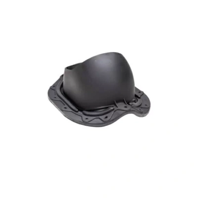 Элемент проходной для металлочерепицы Vilpe Muotokate, D=110-160 мм, RAL 9005, черный