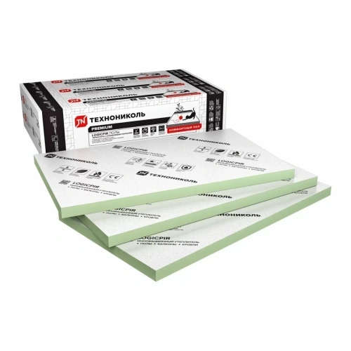 Плита теплоизоляционная LOGICPIR Полы ФЛ/ФЛ Г4 1200х600х20 мм