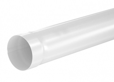 Труба водосточная Aquasystem 90/125 3000 PU RAL 9003