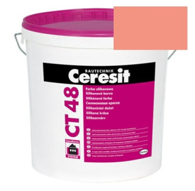 Краска силиконовая фасадная Ceresit CT 48 15 л Indiana 4